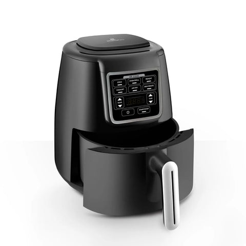 Airfryer Parlant Karaca Air Cook XL 2 en 1, noir et chrome