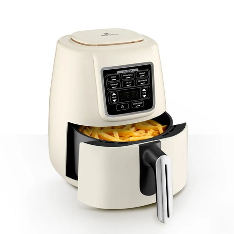 Airfryer Parlant Karaca Air Cook XL 2 en 1, iconique beige 