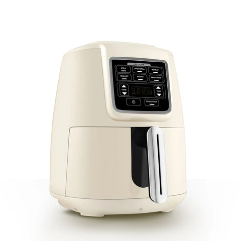 Airfryer Parlant Karaca Air Cook XL 2 en 1, iconique beige 