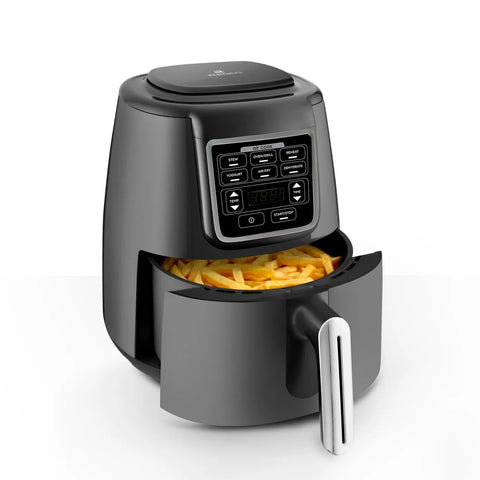 Airfryer Parlant Karaca Air Cook XL 2 en 1, gris sidéral