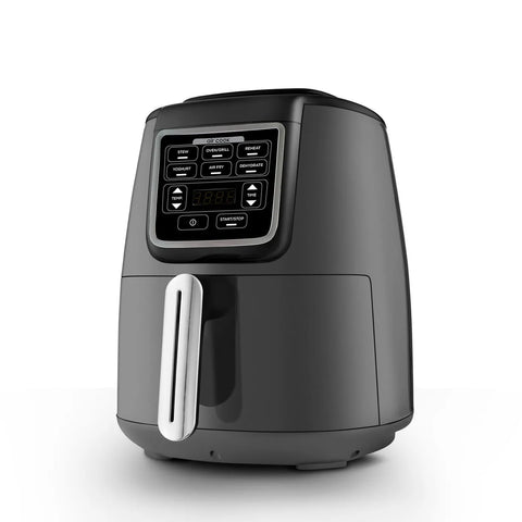 Airfryer Parlant Karaca Air Cook XL 2 en 1, gris sidéral