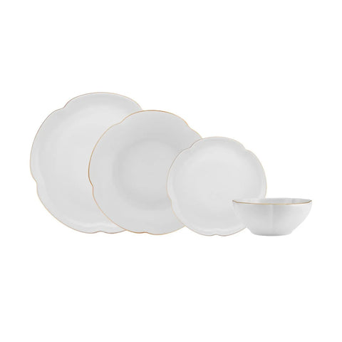 Service de table Karaca Flora pour 6 personnes,  24 pièces,  porcelaine 