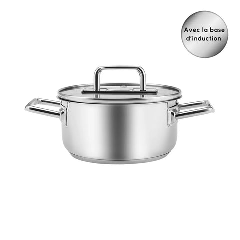 Sauteuse Karaca Grace en acier, 30 cm, 12,3 L