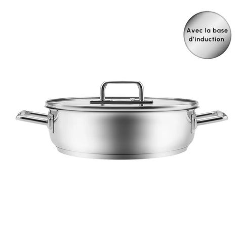 Sauteuse Karaca Grace en acier, 26 cm, 3,4 L