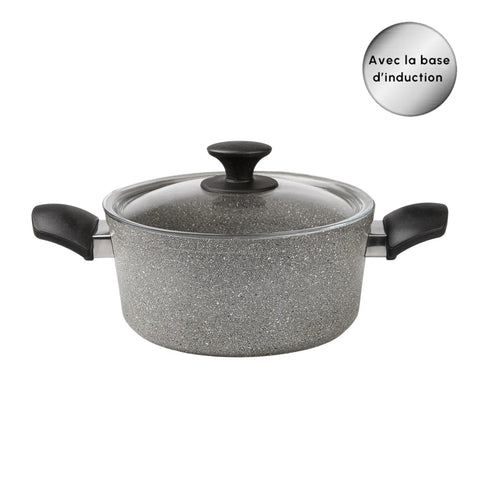 Batterie de cuisine Karaca Biogranit Grey New, 7 pièces 