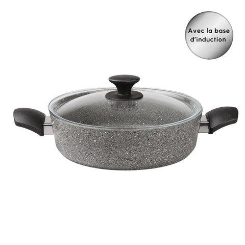 Batterie de cuisine Karaca Biogranit Grey New, 7 pièces 