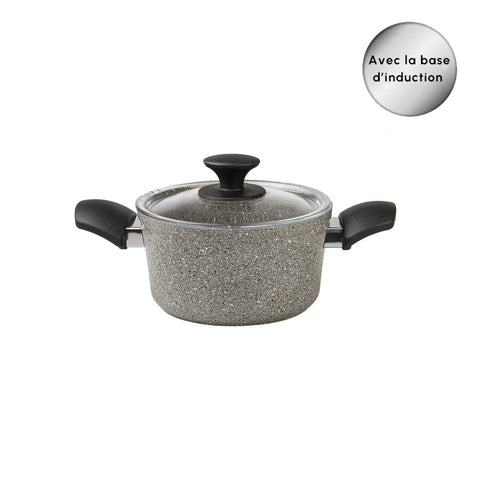 Batterie de cuisine Karaca Biogranit Grey New, 7 pièces 