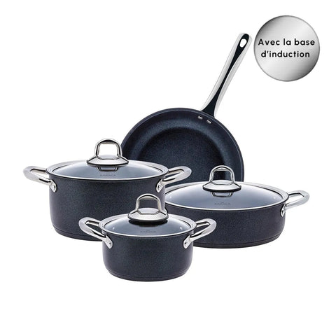 Batterie de cuisine Karaca Diamond Steel Plus, 7 pièces