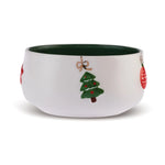 Bol Karaca Noël 11 cm, blanc vert, porcelaine