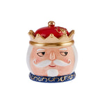 Boîte de rangement Karaca Noël Casse-Noisette, 12 cm, bleu