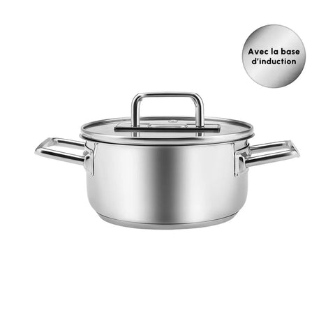 Faitout Karaca Grace avec la base d’induction, acier, 20 cm (2,9 litres)