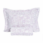 Ensemble de couvre-lits Karaca Home Young City pour lit single, lilas