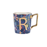 Mug Karaca Fleur avec lettre R, 350 ml