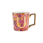 Mug Karaca Fleur avec lettre U, 350 ml