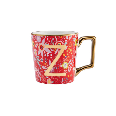 Mug Karaca Fleur avec lettre Z, 350 ml