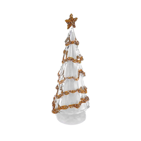 Sapin de Noël Karaca Noël illuminé à leds, 13,5x11x31,5 cm