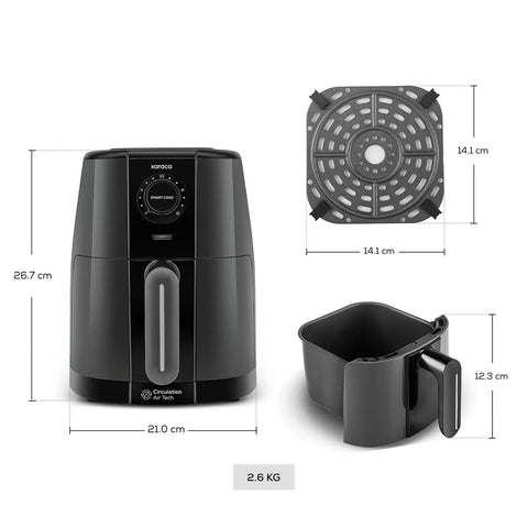 Airfryer Karaca Smart Cook, jaune ananas