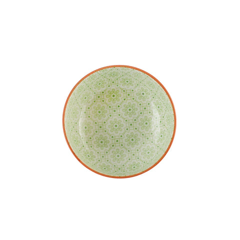 Assiette à Snacks Karaca Floral vert, 10 cm, rond