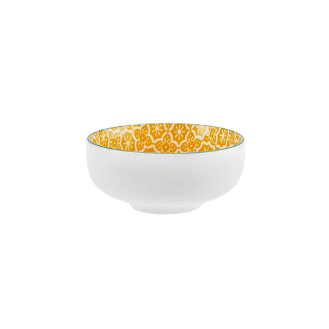 Assiette à Snacks Karaca Floral jaune, 10 cm, rond