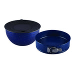 Set de bol à mélanger et moule à gâteau Karaca Perfect 2 pièces, bleu marine