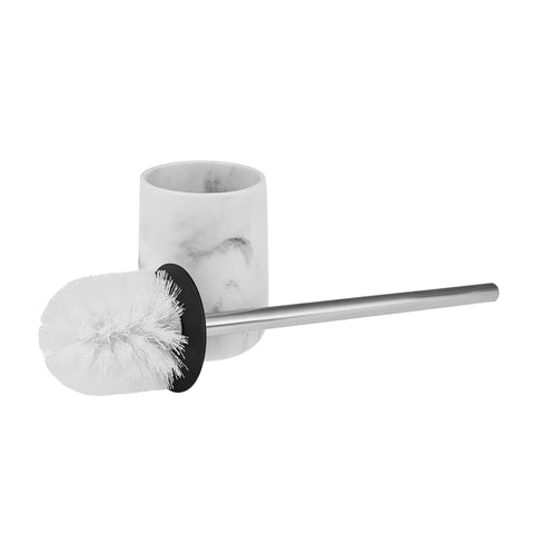 Porte-brosse de toilette Karaca Marble, blanc