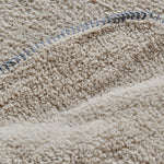 Couverture Karaca Home Faye pour lit single, Sherpa, beige