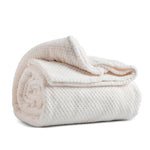 Couverture Karaca Pearl Baby Fleece Wellsoft double, blanc