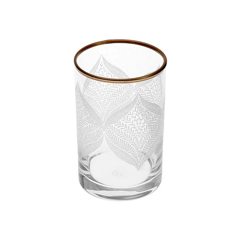 Verres à eau pour café turc Karaca Defne 6 pièces, or