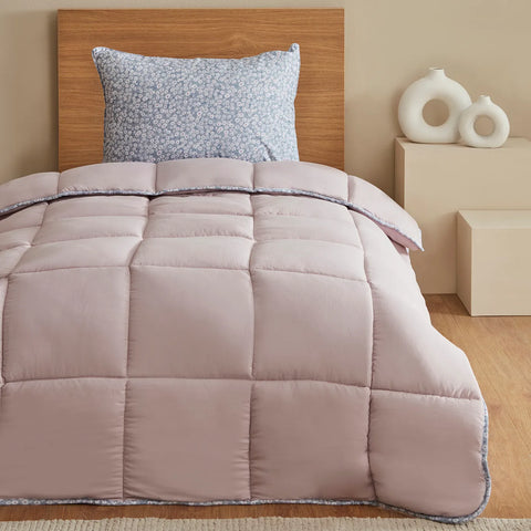 Ensemble de couettes Karaca Dexie single 155x220, 50x70 cm, rose