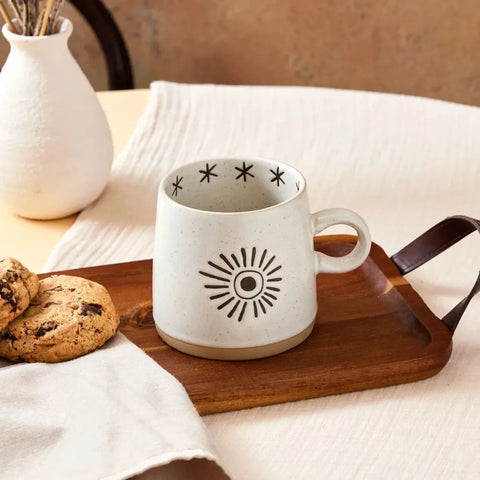 Coffret de mugs Karaca Moon & Sun, 2 pièces