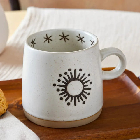 Coffret de mugs Karaca Moon & Sun, 2 pièces