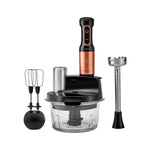 Blender Set Karaca Mastermaid Prosteel Long support pour mixeur, 6 couteaux, verre, 2500 W, cuivre noir