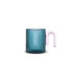 Mug Bleu Karaca Miracle, Manche Rose