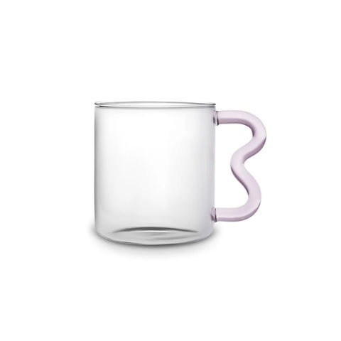 Mug Karaca Miracle, manche en zigzag rose