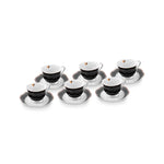 Tasse à café Karaca Piraye pour 6 personnes, 80 ml