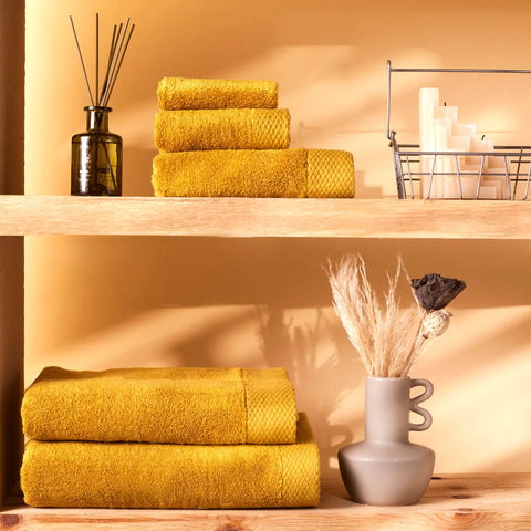 KARACA CHANDLER MUSTARD MODAL HAND TOWEL