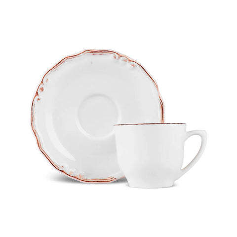 Tasse à thé Karaca Elizabeth Ecru, 180 ml