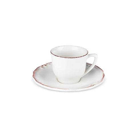 Tasse à thé Karaca Elizabeth Ecru, 180 ml