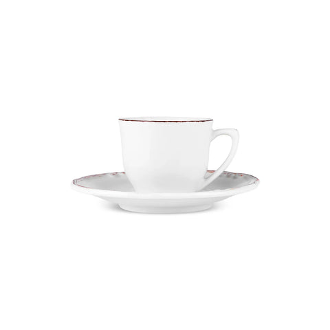 Tasse à thé Karaca Elizabeth Ecru, 180 ml