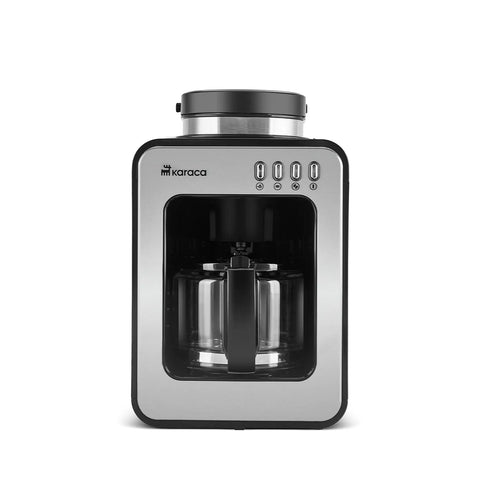 Cafetière à filtre avec broyeur intégré Karaca Grindmaestro, 0,5L, 600W, Inox