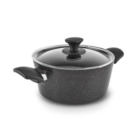 Set de Casseroles à Induction Karaca Biogranit Blackgold, 15 Pièces