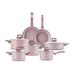 Set de Casseroles à Induction Karaca Biogranit Rosegold, 12 pièces