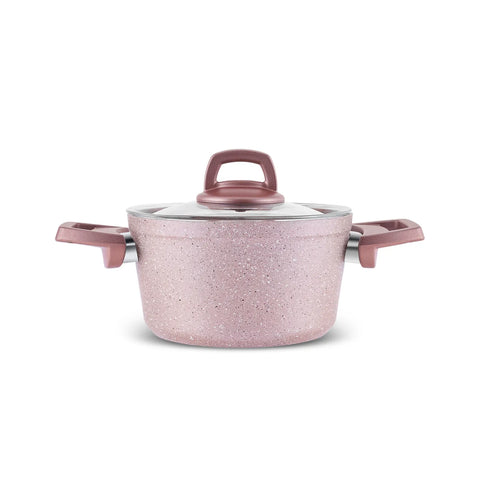 Set de Casseroles à Induction Karaca Biogranit Rosegold, 12 pièces