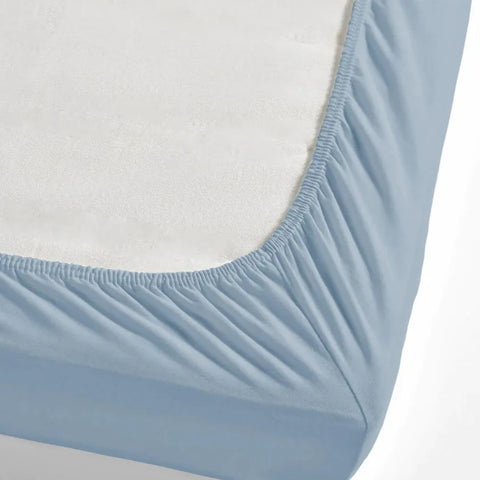 Drap housse en Jersey Nautica, Bleu, 180x200cm