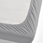 Nautica Jersey Housse de Matelas, Gris Argenté, 100x200 cm