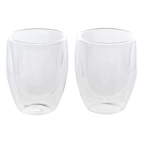 Tasses Karaca à double paroi en verre borosilicate, 2 pièces, 300 ml